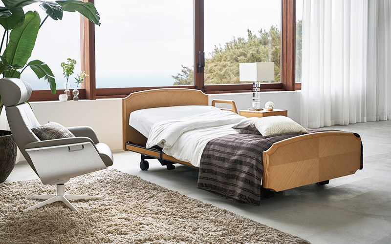 フランスベッド電動リクライニングベッド - ベッド